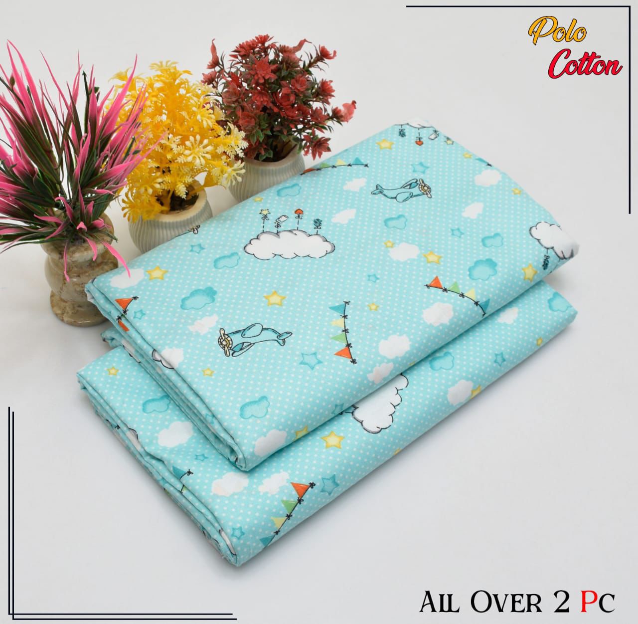 POLO COTTON PRINTED  2PC [ SALE OFFER ] PC-63