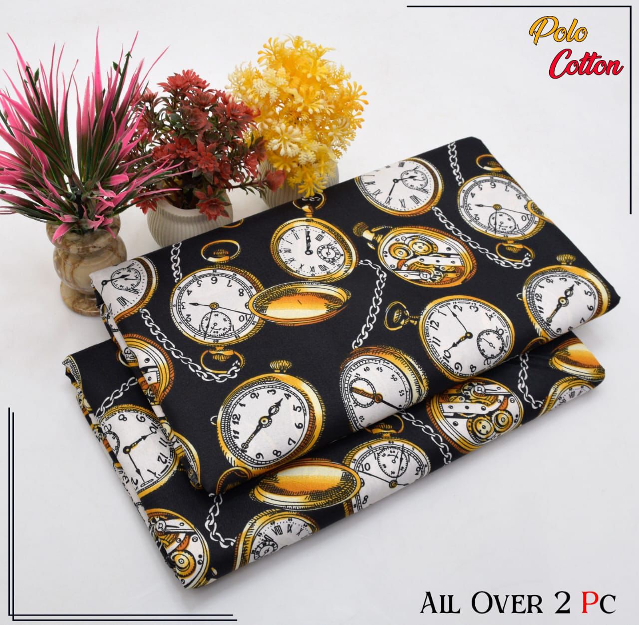 POLO COTTON PRINTED  2PC [ SALE OFFER ] PC-44