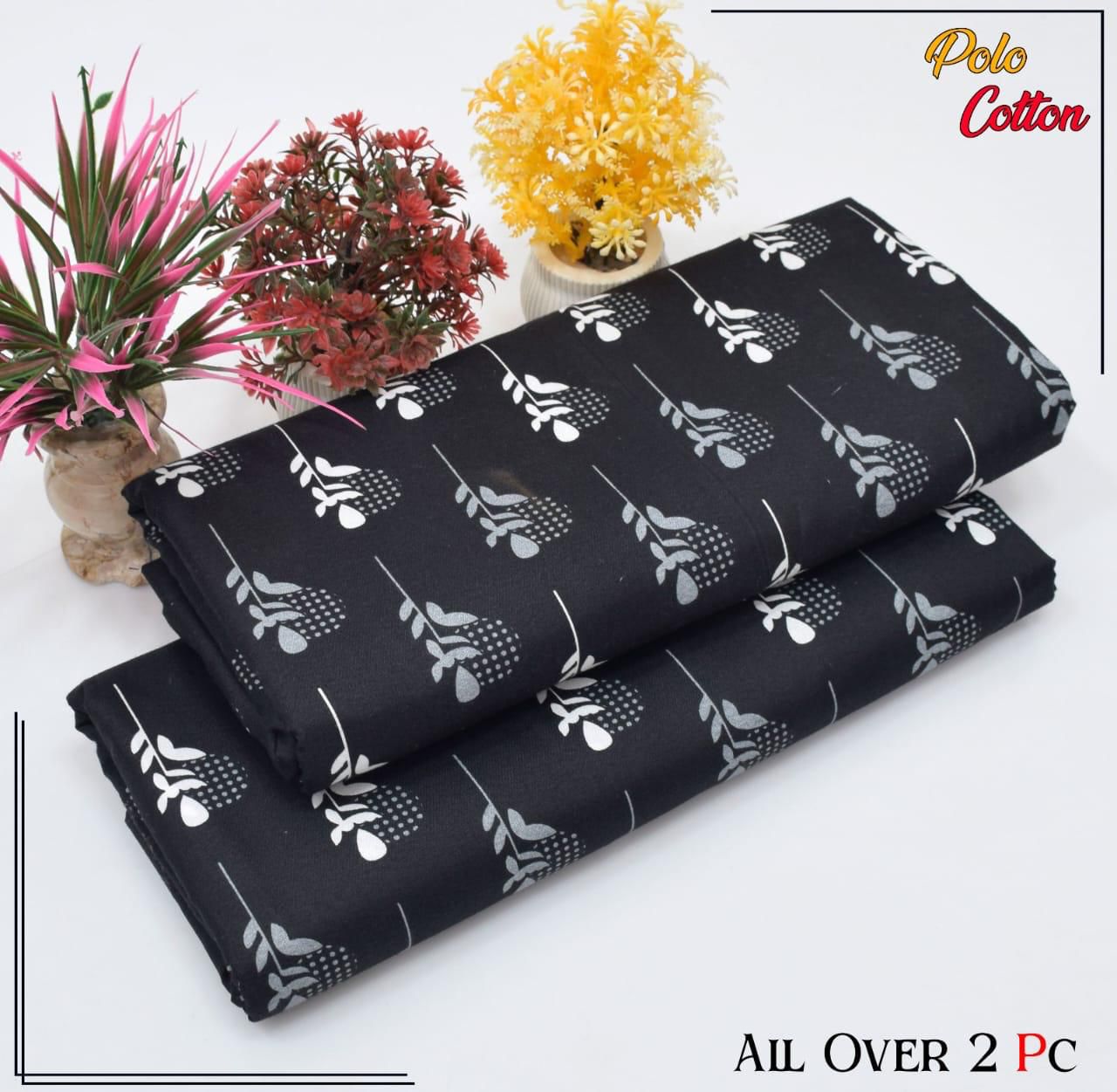 POLO COTTON PRINTED  2PC [ SALE OFFER ] PC-166