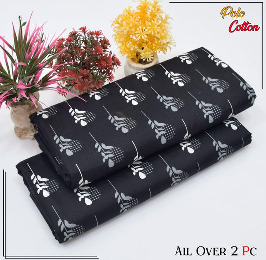 POLO COTTON PRINTED  2PC [ SALE OFFER ] PC-166
