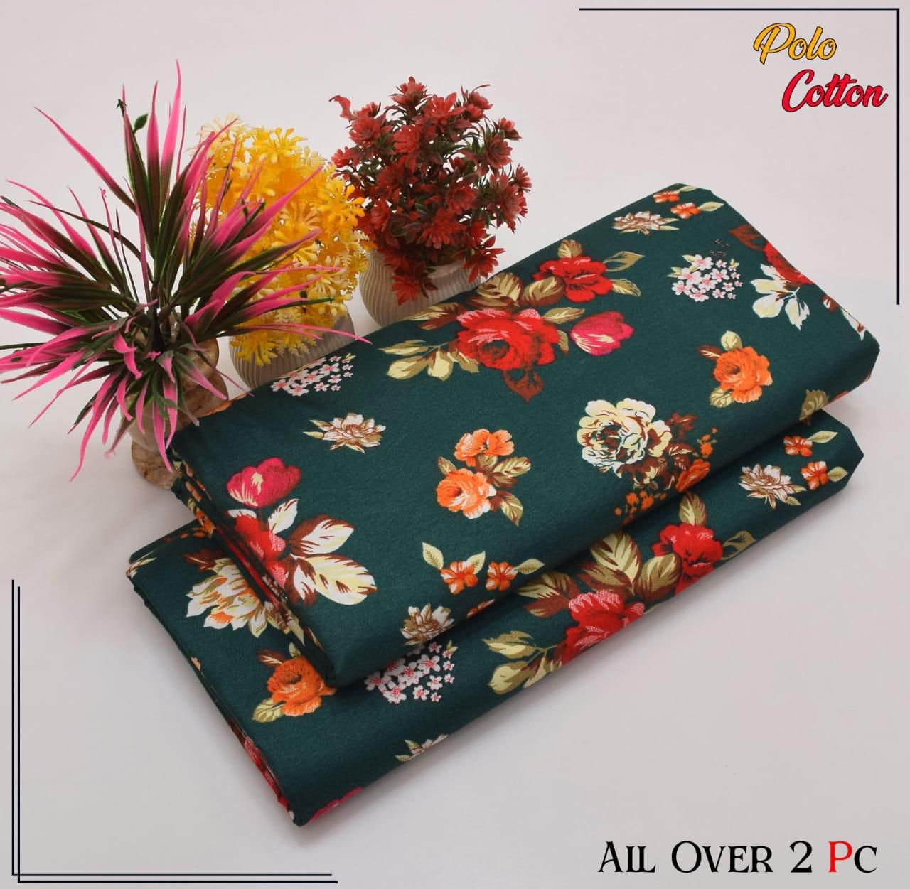 POLO COTTON PRINTED  2PC [ SALE OFFER ] PC-162