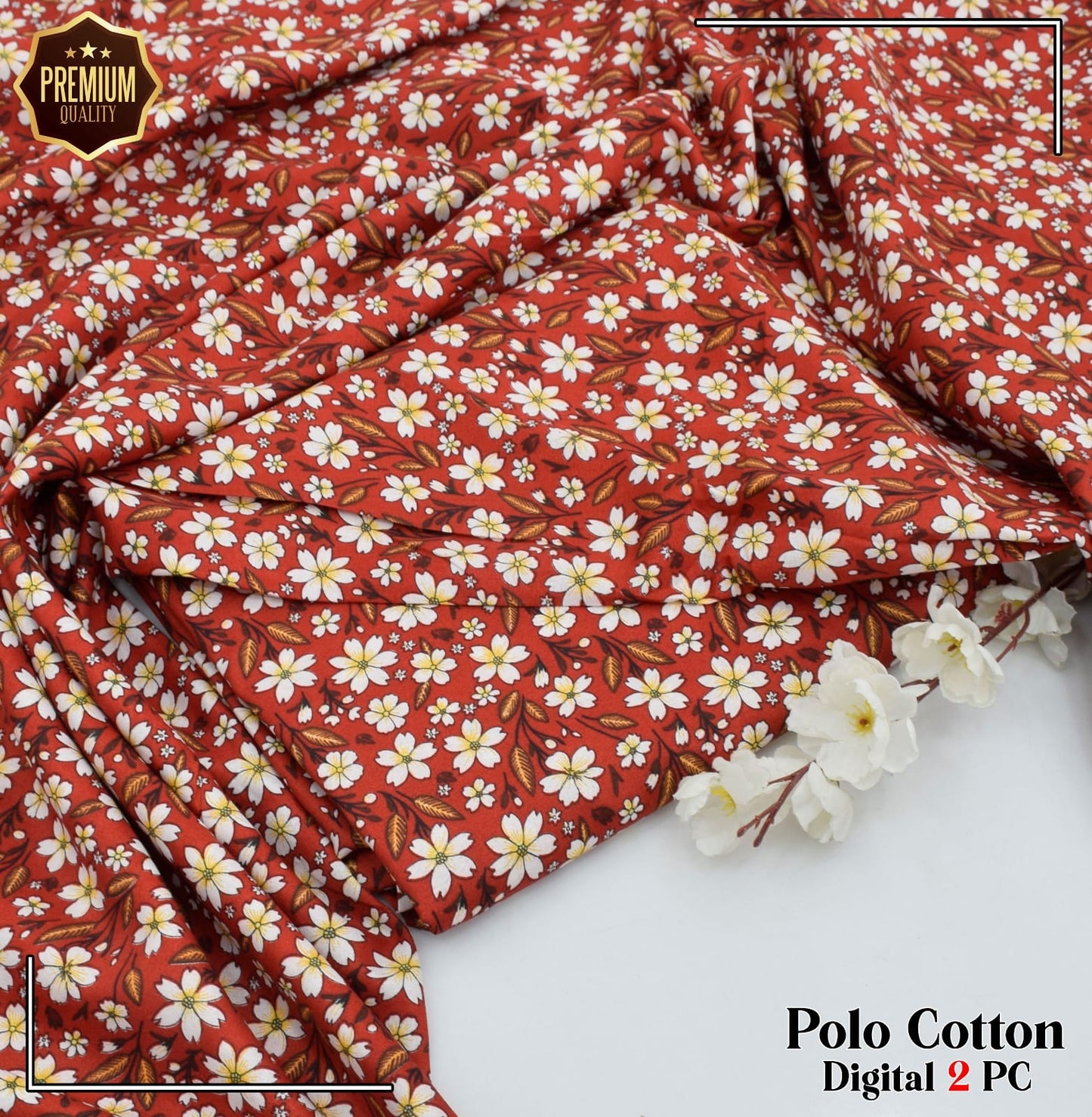 POLO COTTON PRINTED  2PC [ SALE OFFER ] PC-27