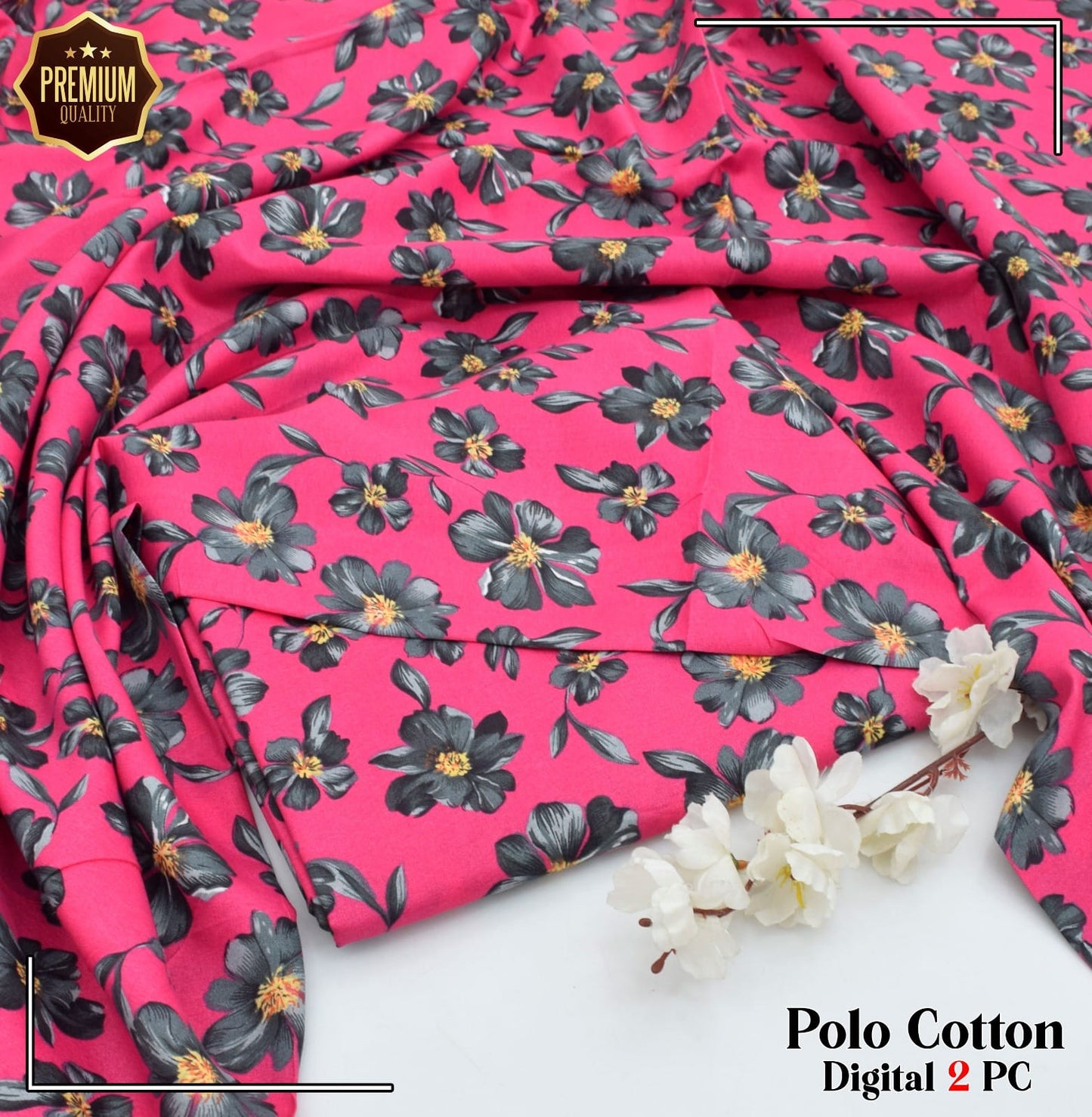 POLO COTTON PRINTED  2PC [ SALE OFFER ] PC-53