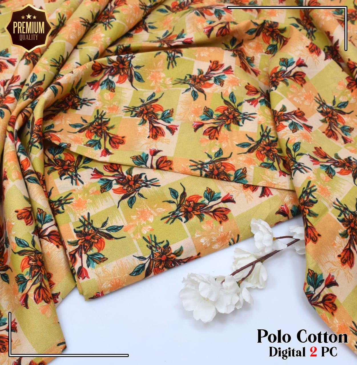 POLO COTTON PRINTED  2PC [ SALE OFFER ] PC-51