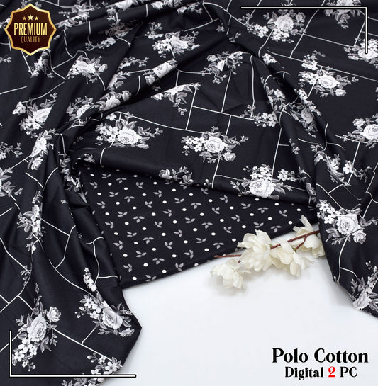 POLO COTTON PRINTED  2PC [ SALE OFFER ] PC-550