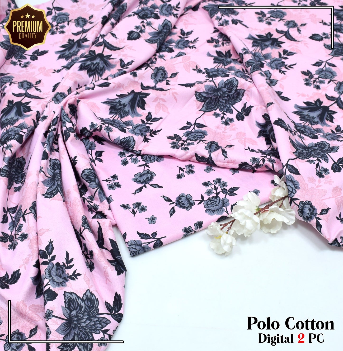POLO COTTON PRINTED  2PC [ SALE OFFER ] PC-128