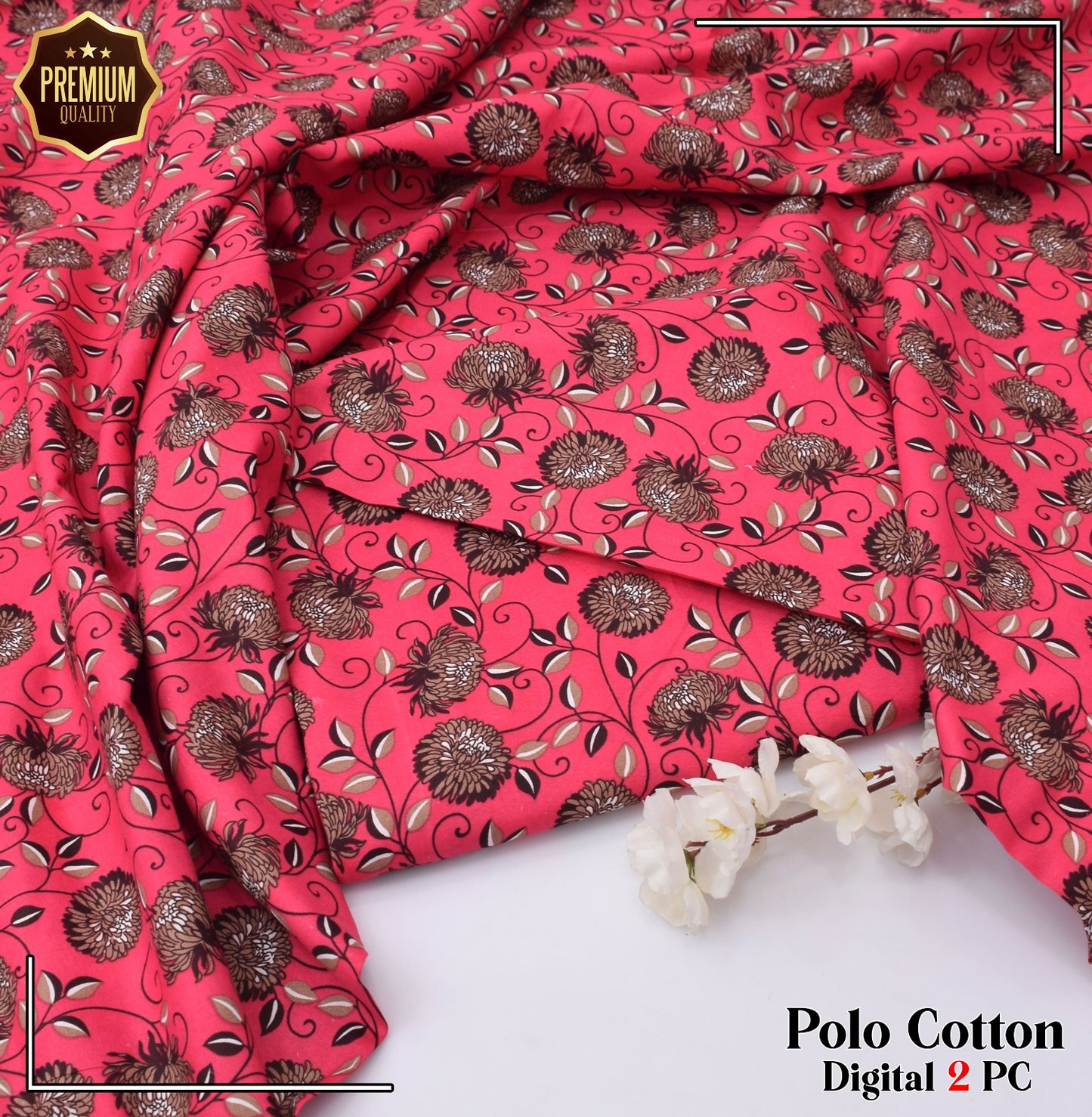 POLO COTTON PRINTED  2PC [ SALE OFFER ] PC-629