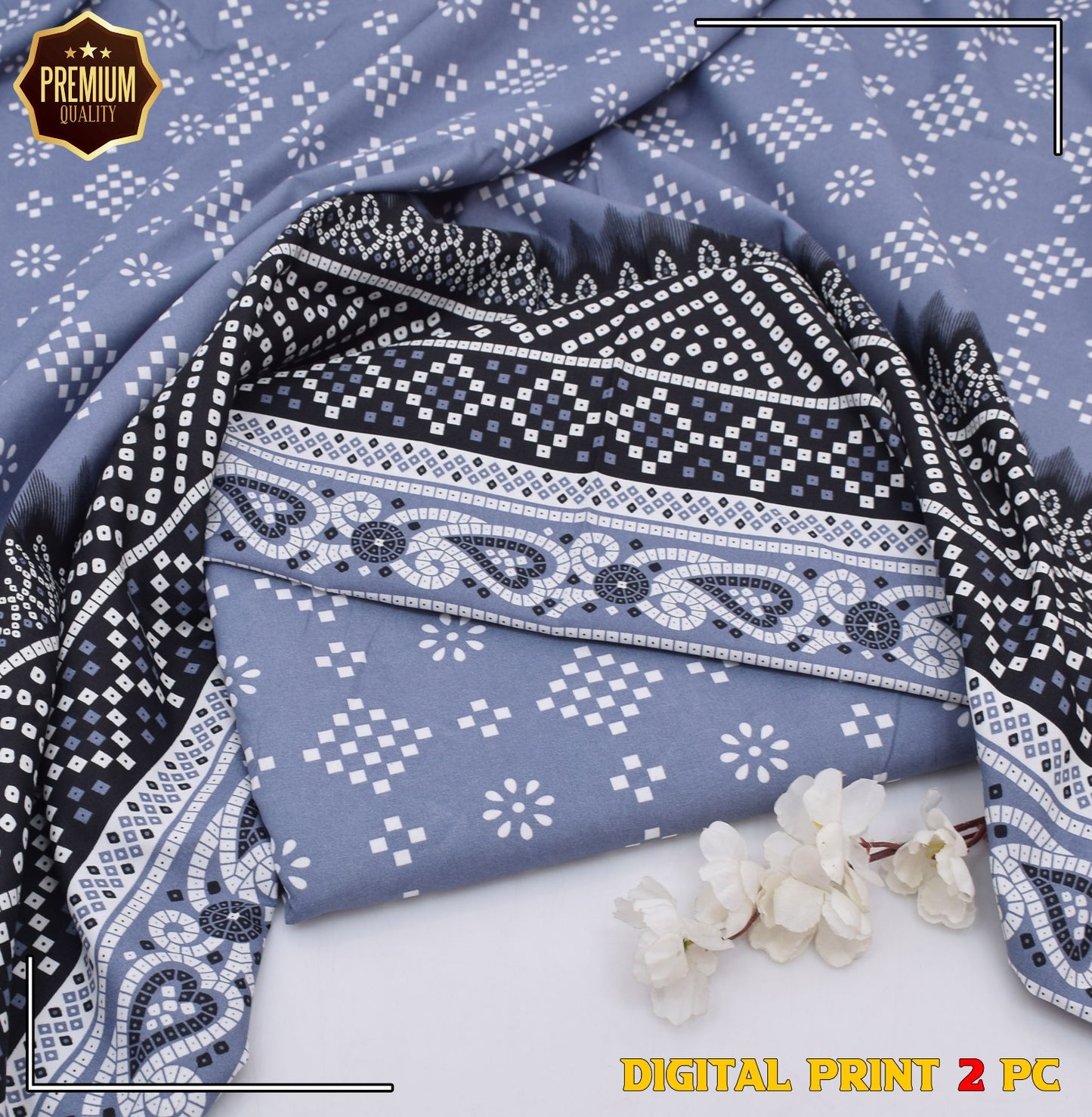 POLO COTTON PRINTED  2PC [ SALE OFFER ] PC-711