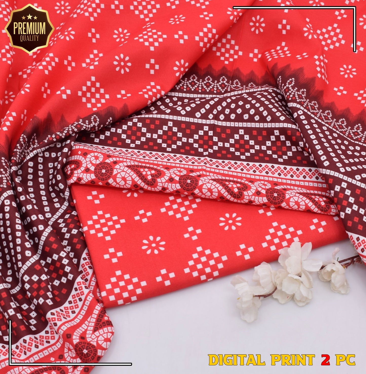 POLO COTTON PRINTED  2PC [ SALE OFFER ] PC-714