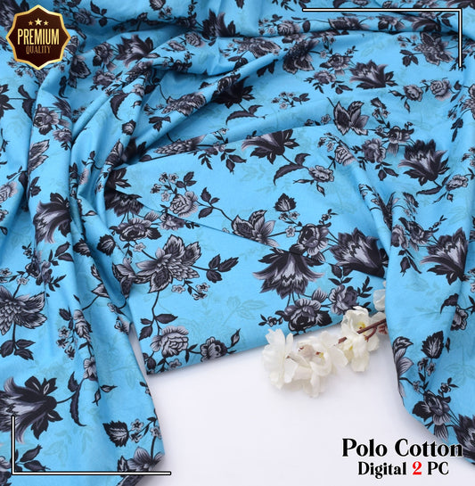 POLO COTTON PRINTED  2PC [ SALE OFFER ] PC-715